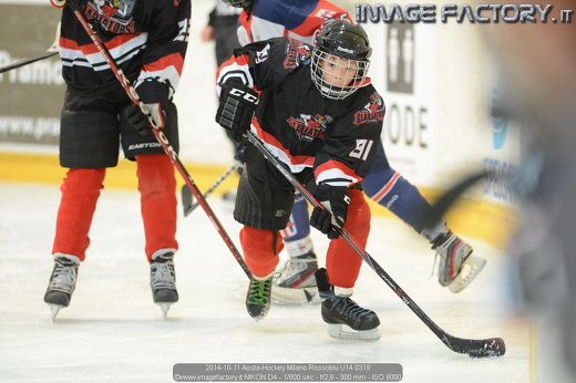 2014-10-11 Aosta-Hockey Milano Rossoblu U14 0319